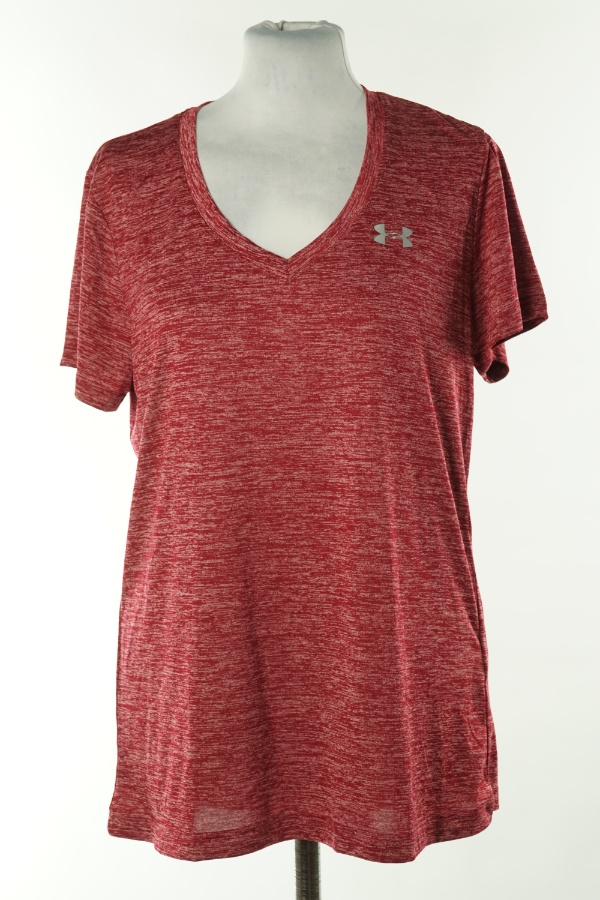 Koszulka bordowa UNDER ARMOUR - UNDER ARMOUR zdjęcie 1