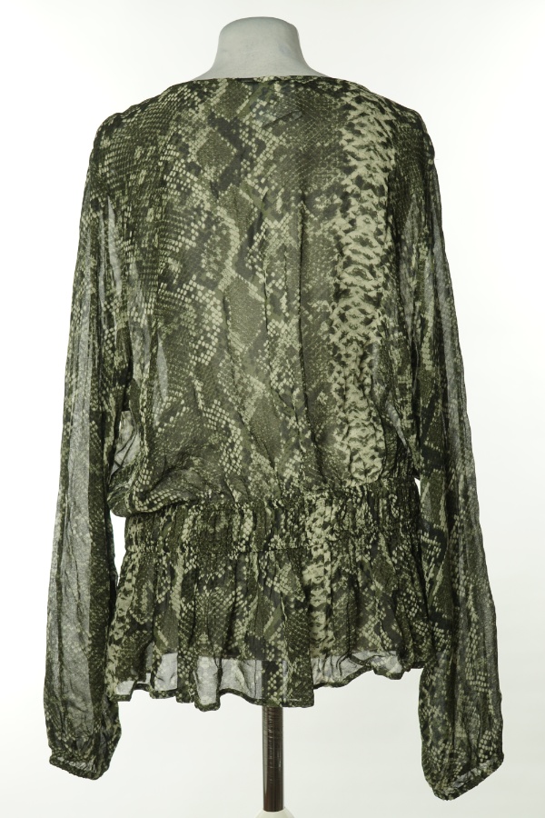 Bluzka zielona wężowa - H&M zdjęcie 2