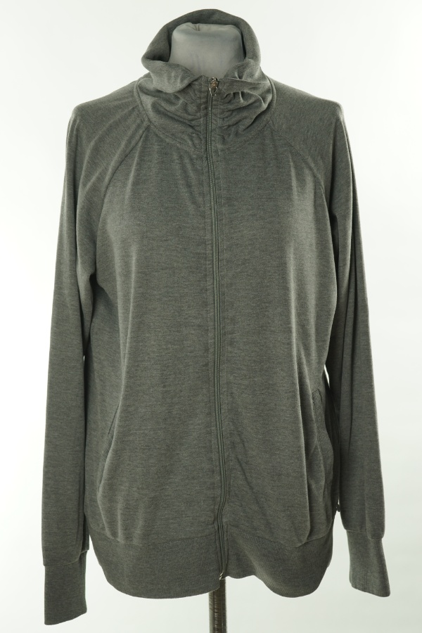 Bluza ciemnoszara z wysokim kołnierzem - STREET ONE zdjęcie 1