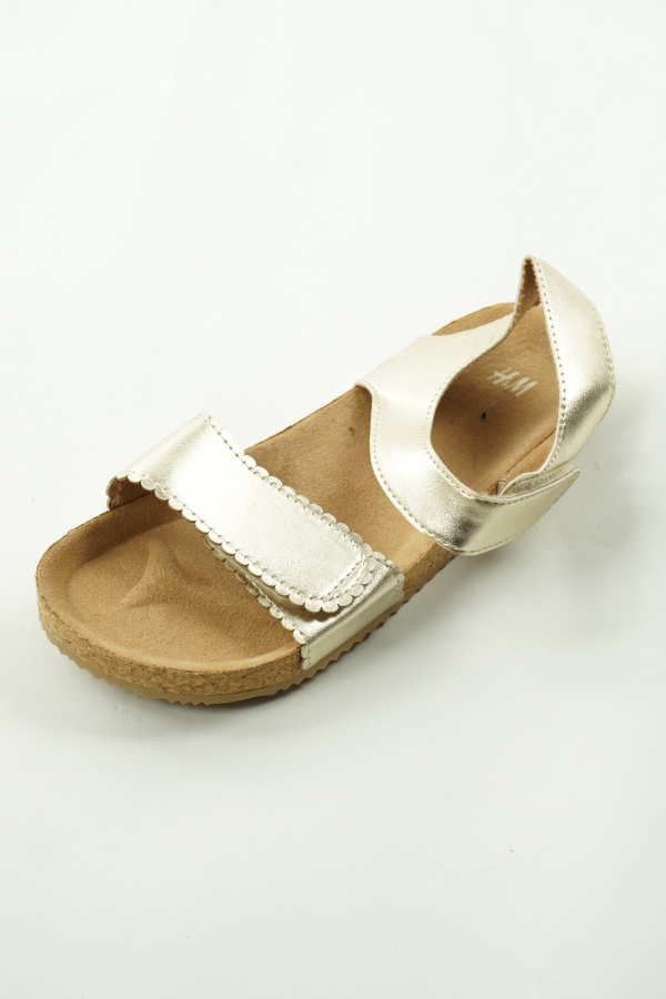 Sandały złote H&M - H&M zdjęcie 1