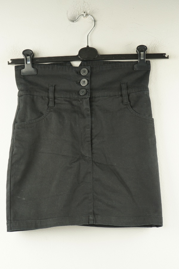 Spódnica czarna jeansowa - H&M zdjęcie 1