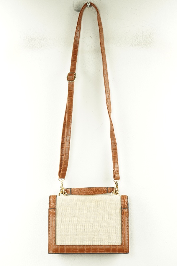 Torebka beżowo-brązowa - PRIMARK zdjęcie 2