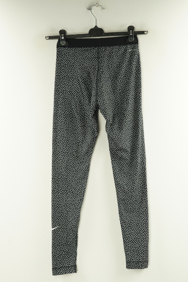 Legginsy czarnme w białe kropki - NIKE zdjęcie 2