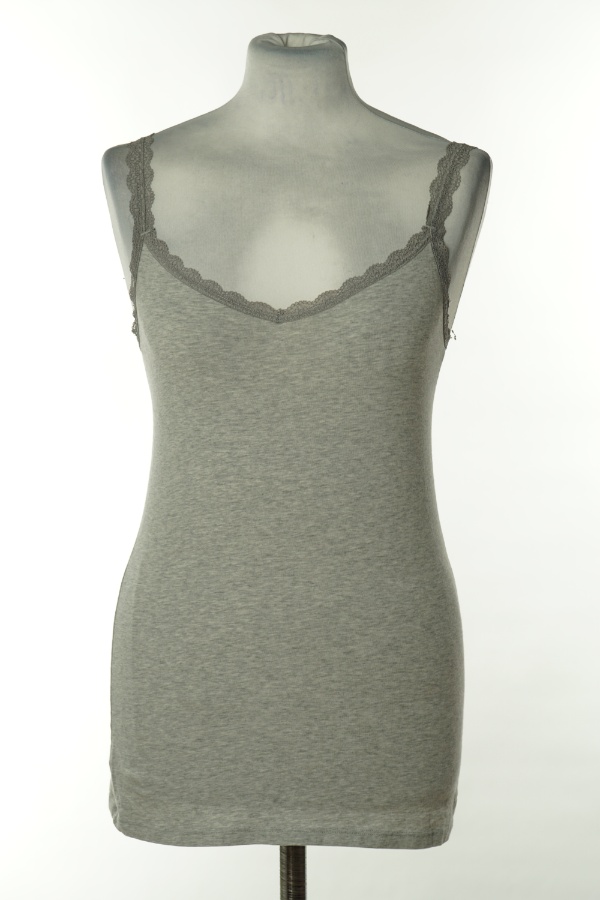 Koszulka szara z koronką - M&S zdjęcie 1