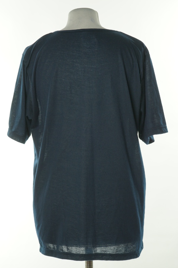 Koszulka granatowa - BRAK METKI Z NAZWĄ PRODUCENTA zdjęcie 2