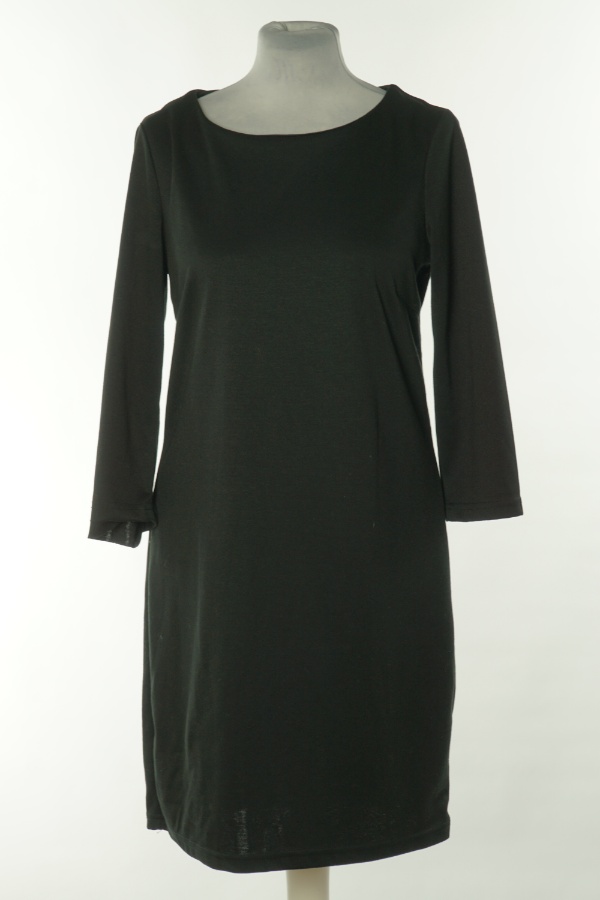 Sukienka czarna gładka - VILA zdjęcie 1