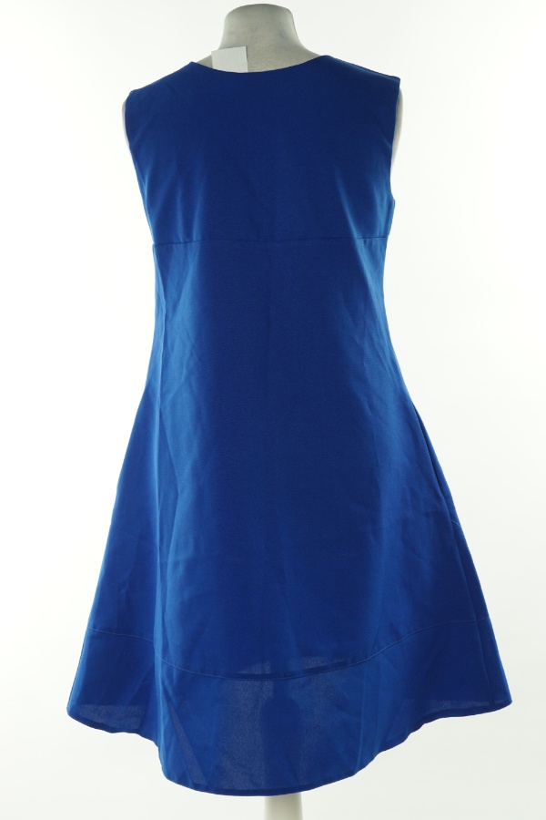 Sukienka niebieska na grubych ramiączkach - A&A zdjęcie 2