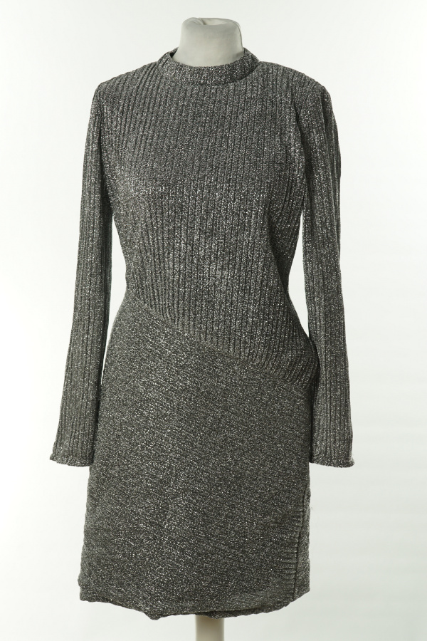 Sukienka srebrna połyskująca - REISS zdjęcie 1