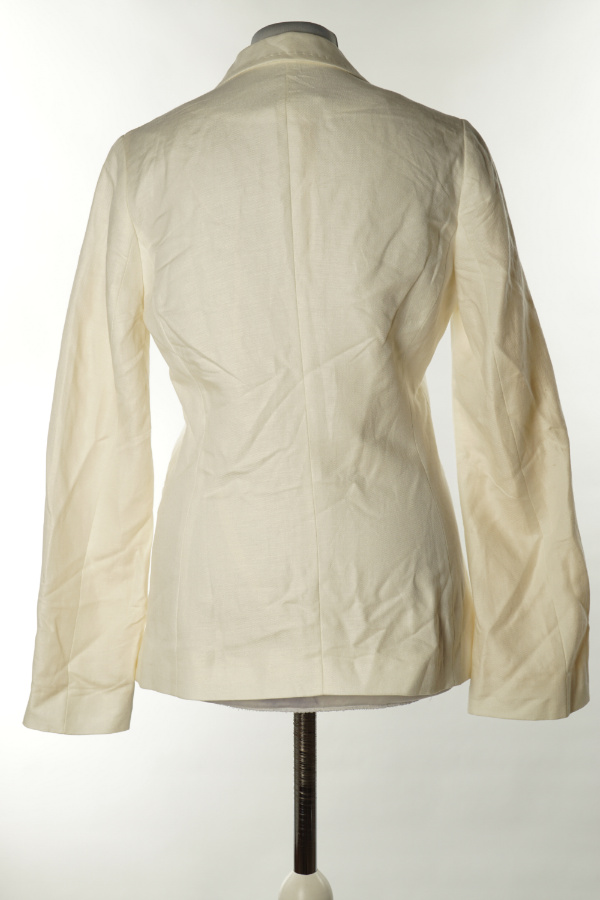 Marynarka kremowa, w składzie len (60%) i rayon (40%) - PART TWO zdjęcie 2