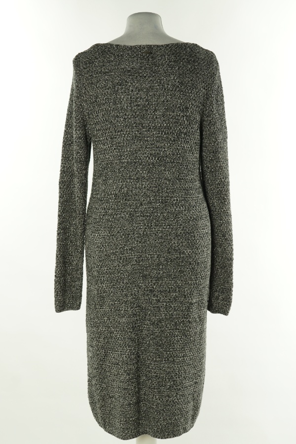 Sukienka szara sweterkowa połyskująca - ESPRIT zdjęcie 2