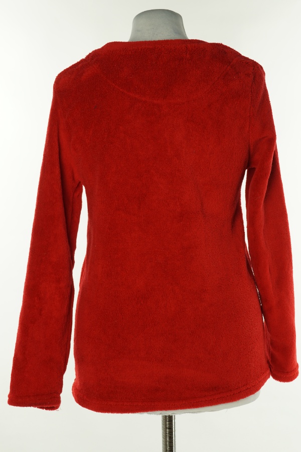 Bluzka piżamowa czerwona renifer - LOVE TO LOUNGE zdjęcie 2