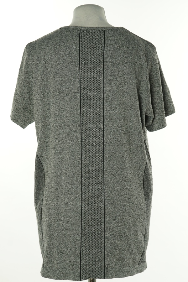 Koszulka szara melanż sporotwa - BRAK METKI Z NAZWĄ PRODUCENTA zdjęcie 2