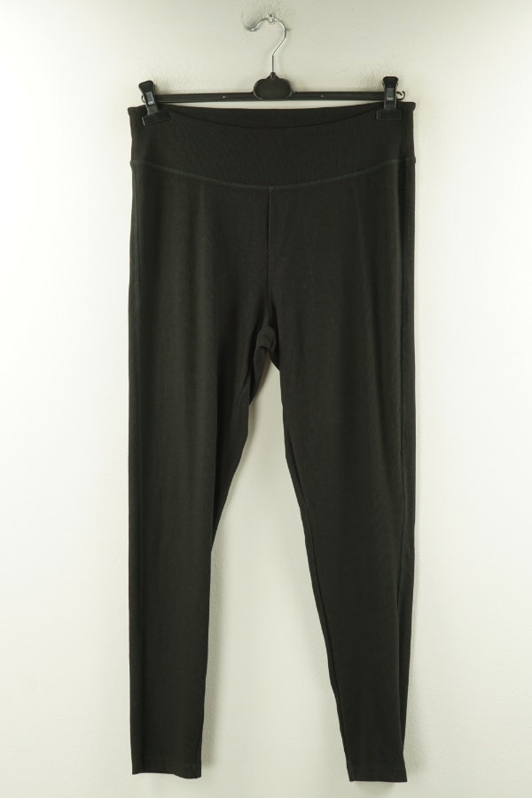 Legginsy czarne prążkowane - PRIMARK zdjęcie 1