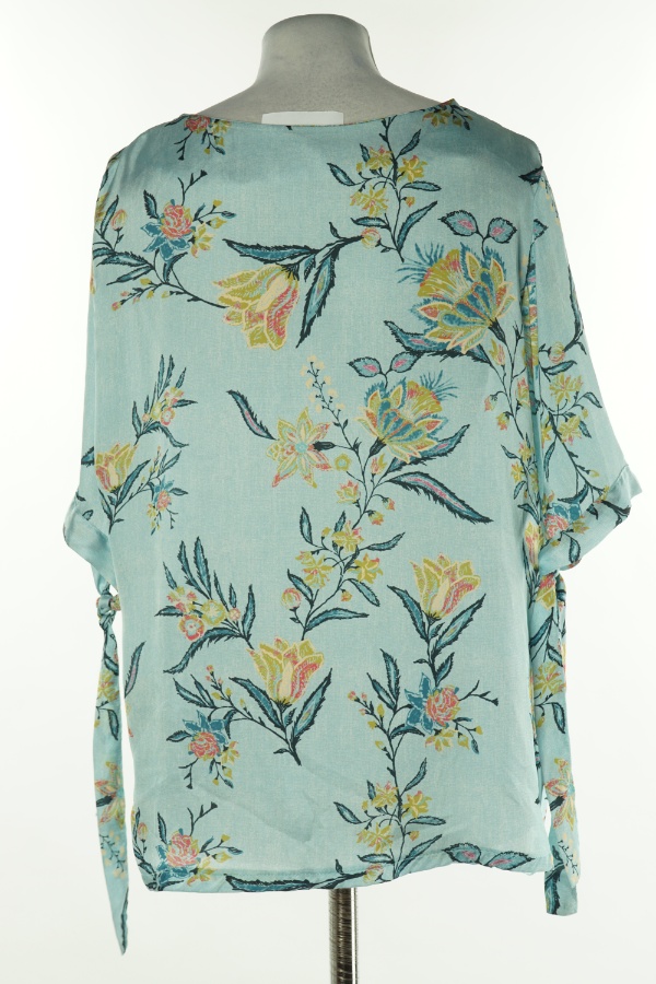 Bluzka niebieska w kwiatki - VANESSA ALEXANDRA zdjęcie 2