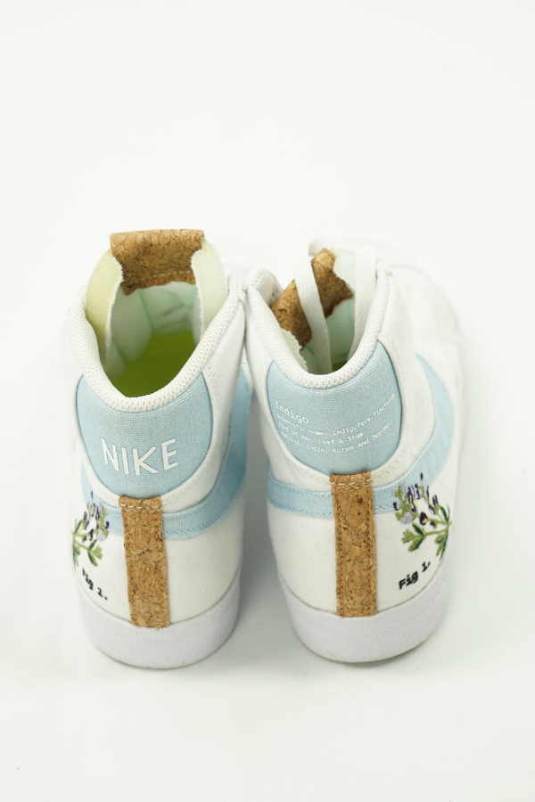 Buty biało-niebieskie NIKE - NIKE zdjęcie 3