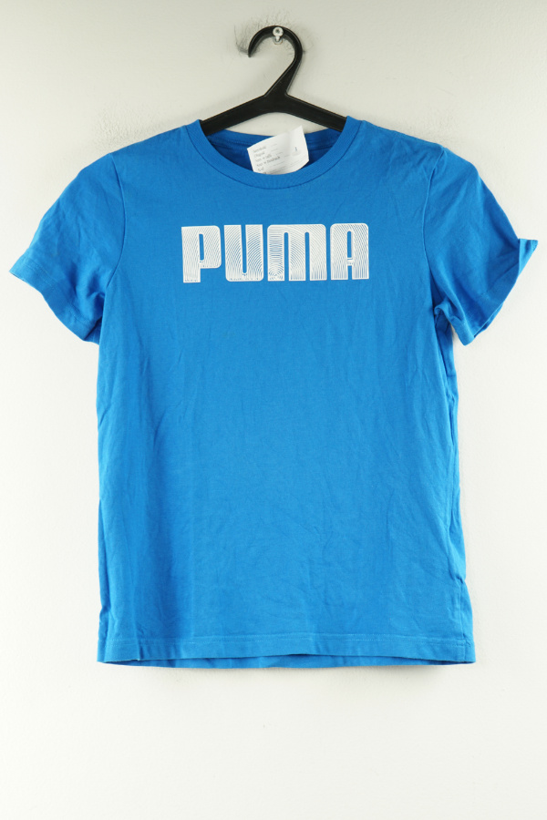 Koszulka niebieska PUMA bawełniana - PUMA zdjęcie 1