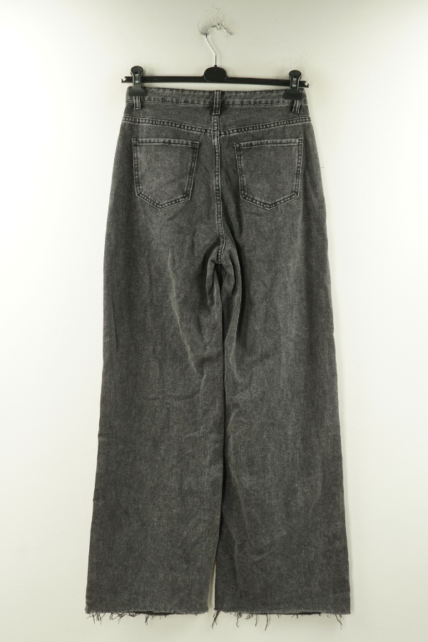 Spodnie szare z prostą nogawką - SHEIN zdjęcie 2