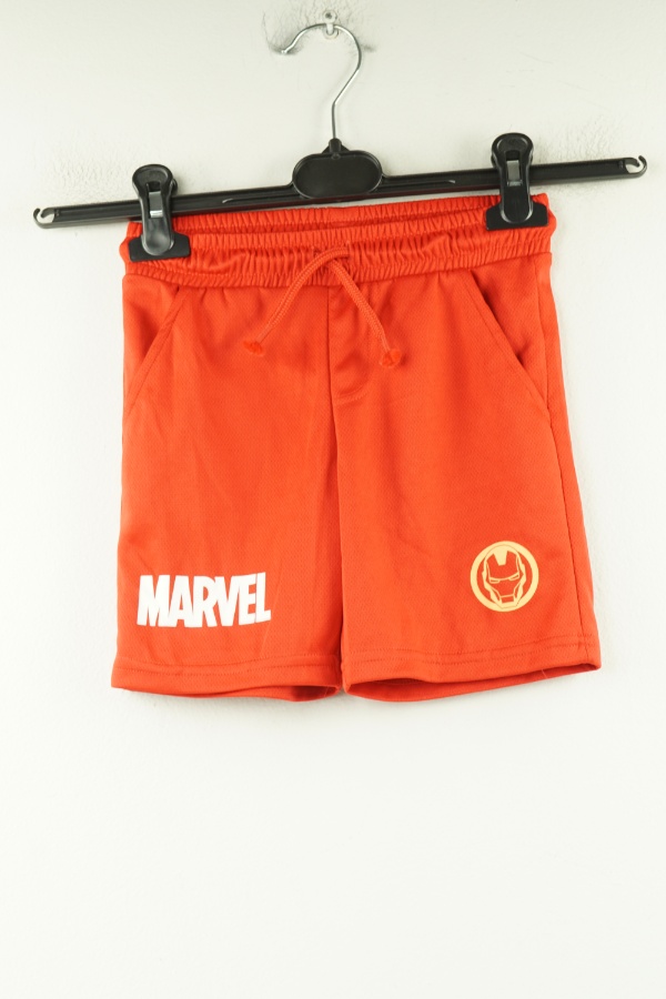 Krótkie spodenki sportowe czerwone MARVEL - TESCO zdjęcie 1