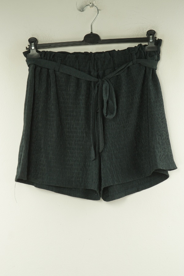 Krótkie spodenki materiałowe czarne cienkie - PRIMARK zdjęcie 1