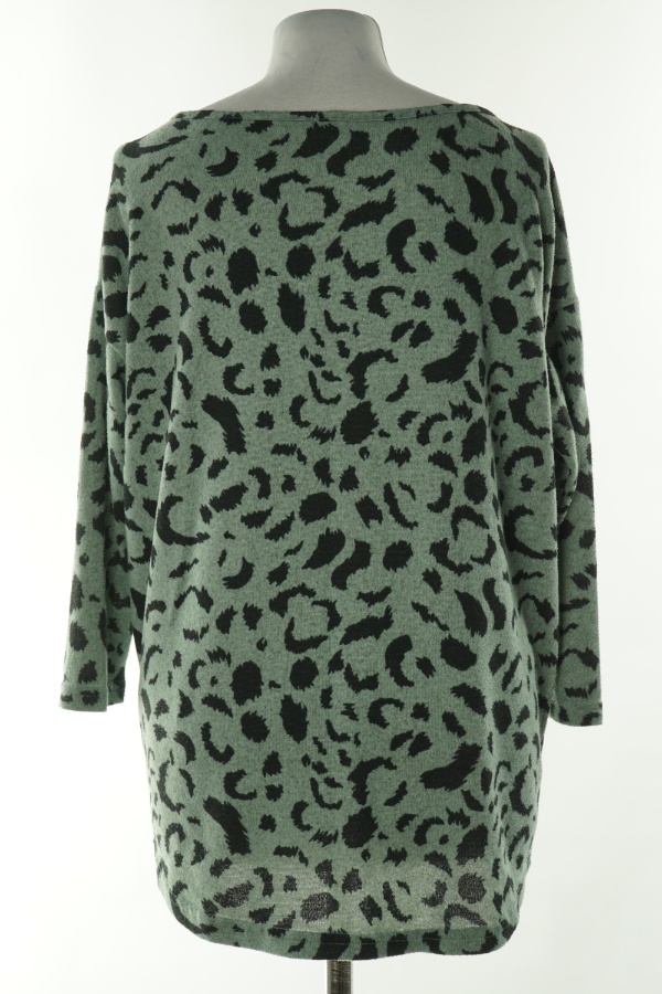 Sweter miętowy w czarne ciapki - ONLY zdjęcie 2