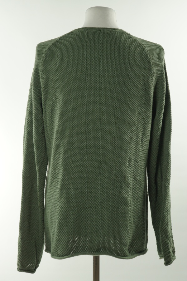 Sweter cienki zielony - JACK&JONES zdjęcie 2