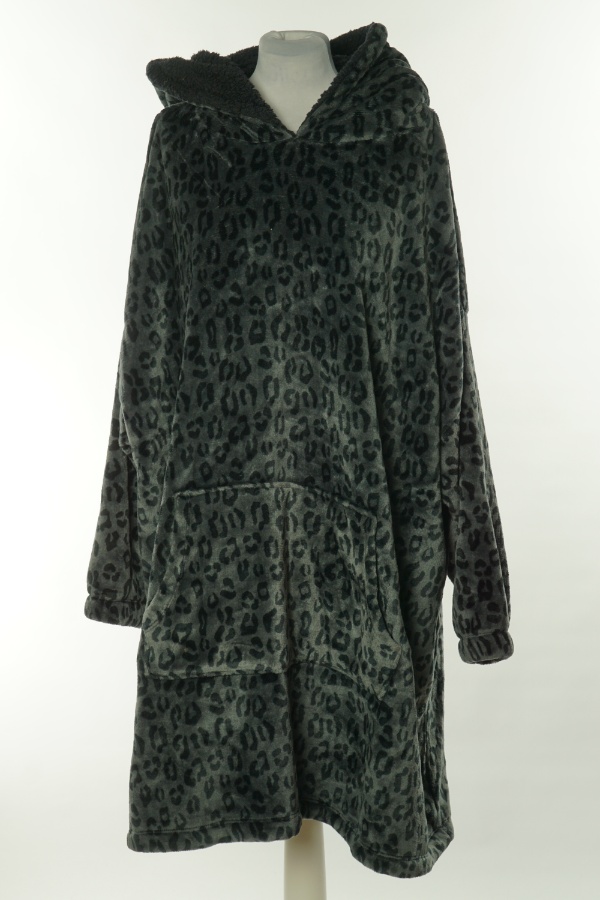 Szlafrok szary w cętki - F&F zdjęcie 1