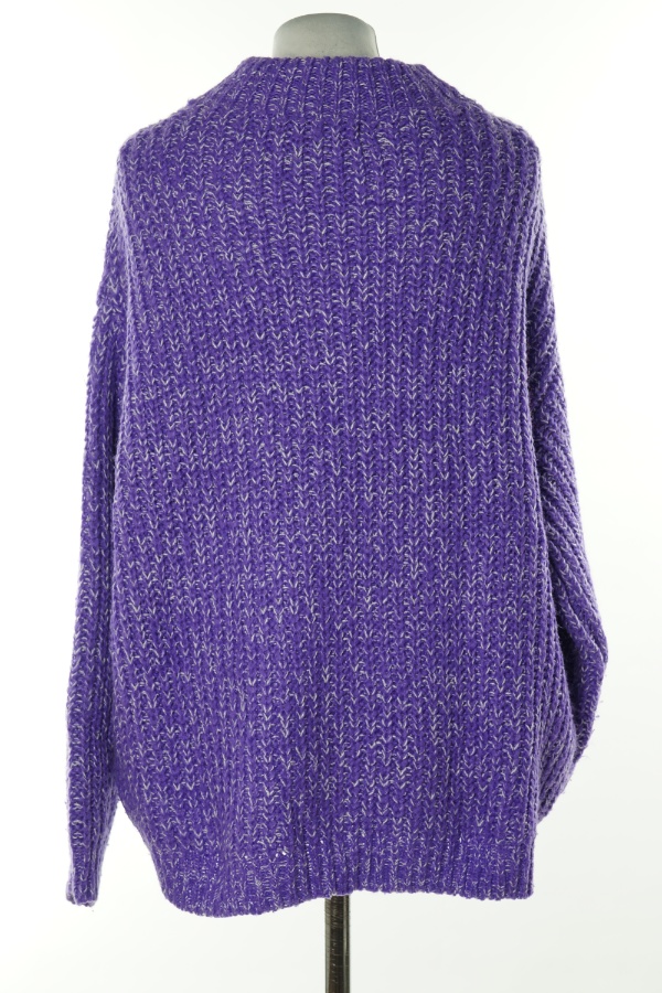 Sweter gruby fioletowy - FB SISTER zdjęcie 2