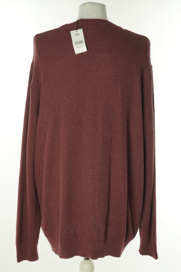 Sweter bordowy - LINCOLN zdjęcie 2