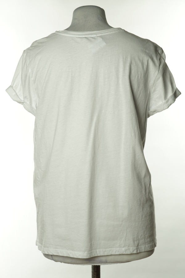 Koszulka z nadrukiem kobiety i z cekinami - ZARA zdjęcie 2