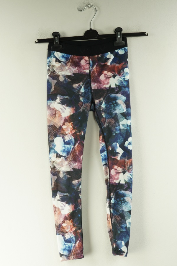 Legginsy granatowe wzorzyste - SOC zdjęcie 1