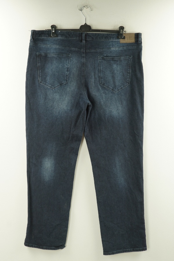 Spodnie granatowe jeansowe - TU zdjęcie 2