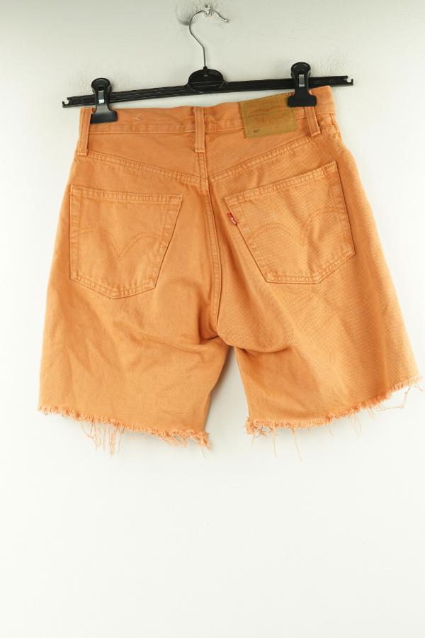 Krótkie spodenkie jeansowe ceglaste, LEVIS - LEVI'S zdjęcie 2