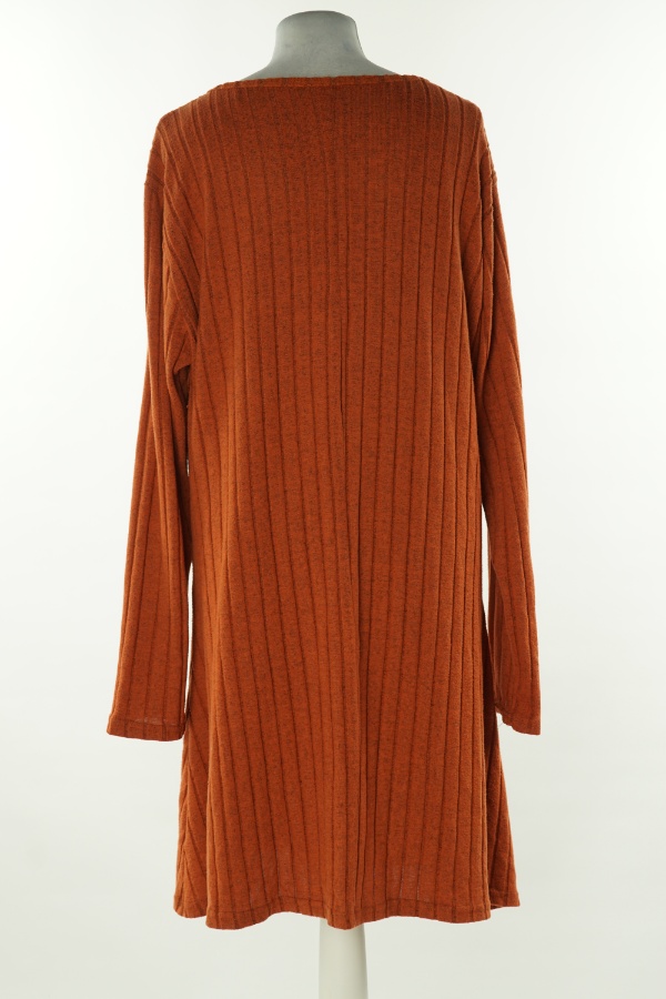 Sukienka pomarańczowa melanż - BRAK METKI Z NAZWĄ PRODUCENTA zdjęcie 2