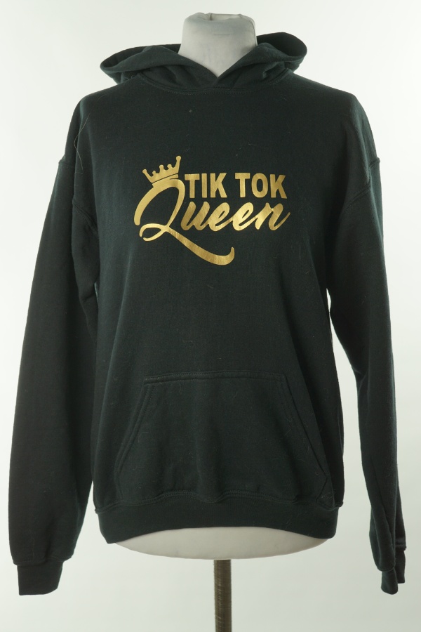 Bluza czarna TIK TOK - GILDAN zdjęcie 1