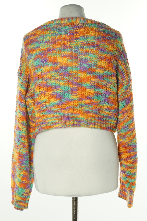 Narzutka wielokolorowa sweterkowa - SHEIN zdjęcie 2