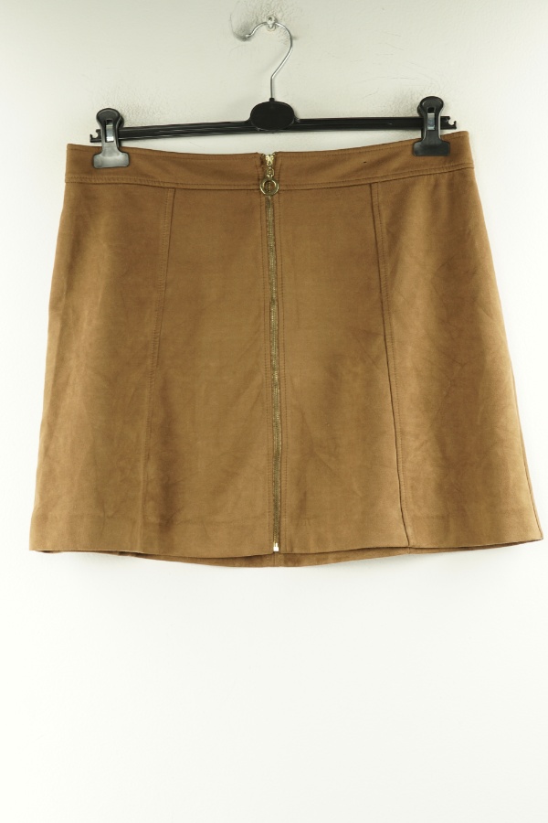 Spódnica brązowa zamszowa - DUNNES zdjęcie 1