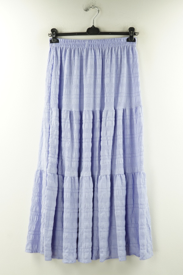 Spódnica fioletowa długa na gumkę - SHEIN zdjęcie 1