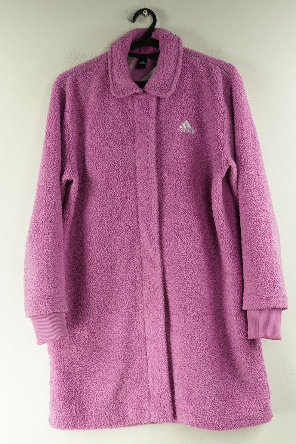 Płaszcz różowy baranek ADIDAS - ADIDAS zdjęcie 1