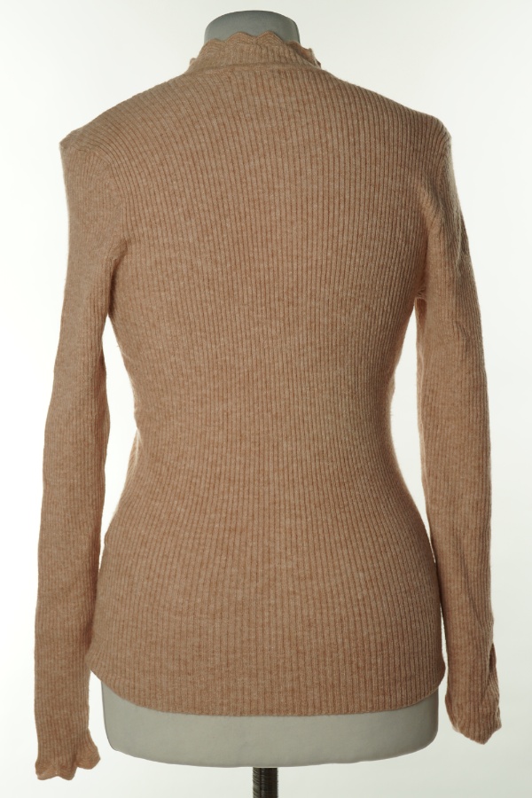 Sweter łososiowy prążkowany - ONLY zdjęcie 2