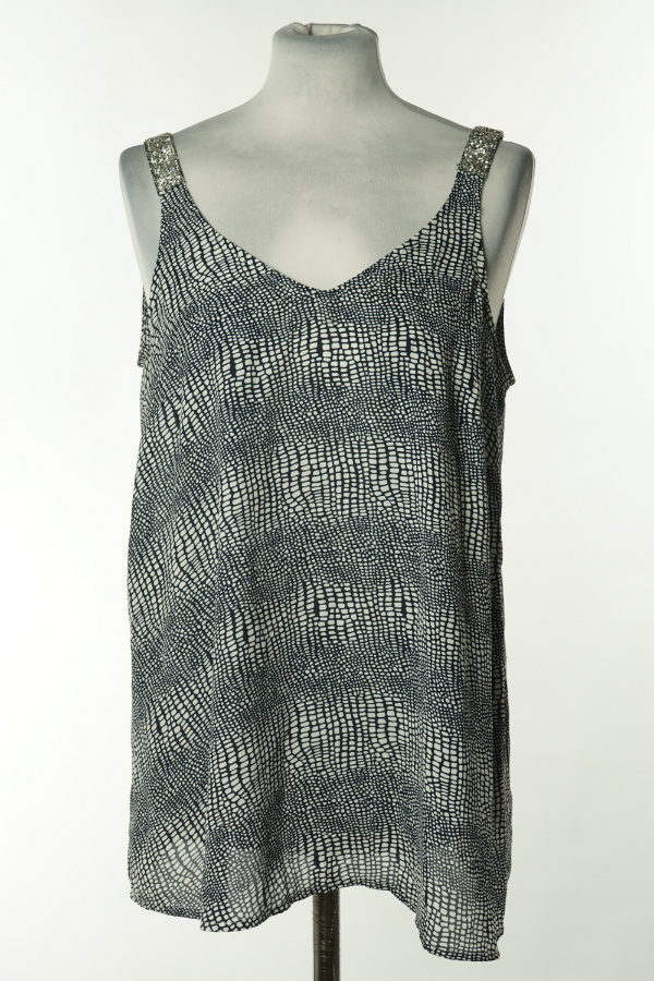 Bluzka czarno - biała - JANINA zdjęcie 1