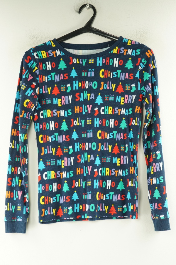 Bluzka piżamowa granatowa CHRISTMAN - DUNNES STORES zdjęcie 1