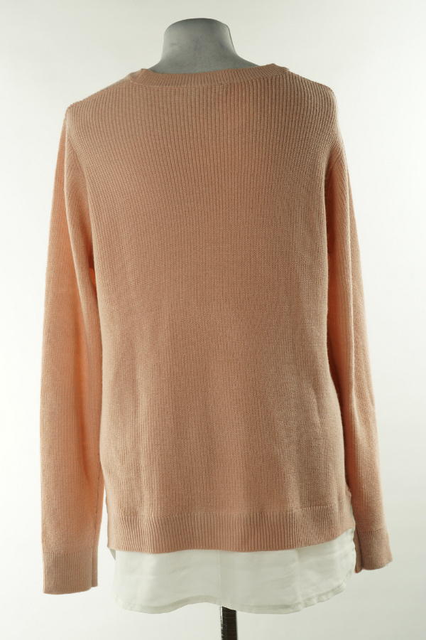 Sweter morelowy z bluzkową wstawką - DOROTHY PERKINS zdjęcie 2