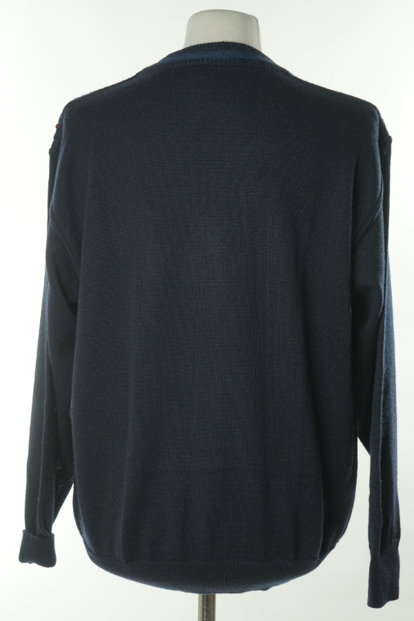 Sweter granatowy(50%WEŁNY) - DARDANO zdjęcie 2