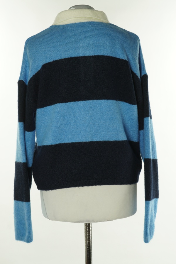 Sweter niebiesko-granatowy w paski - PRIMARK zdjęcie 2