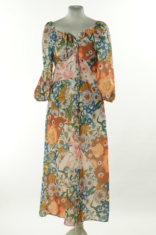 Sukienka wielokolorowa kwiecista - ACTUEL zdjęcie 1