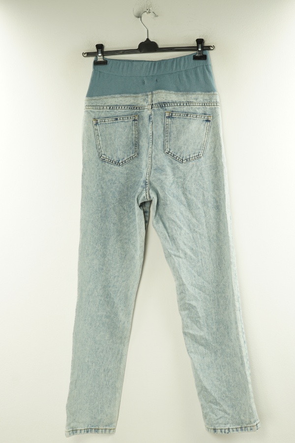 Spodnie jasnoniebieskie ciążowe - BOOHOO zdjęcie 2