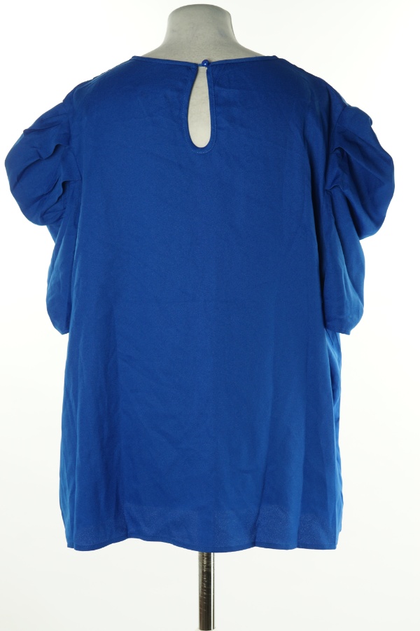 Bluzka niebieska w perełkami - SHEIN zdjęcie 2