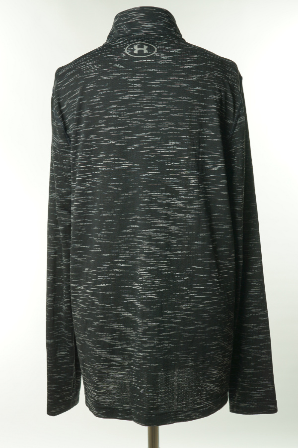 Bluza sportowa czarna melanż Under Armour - UNDER ARMOUR zdjęcie 2
