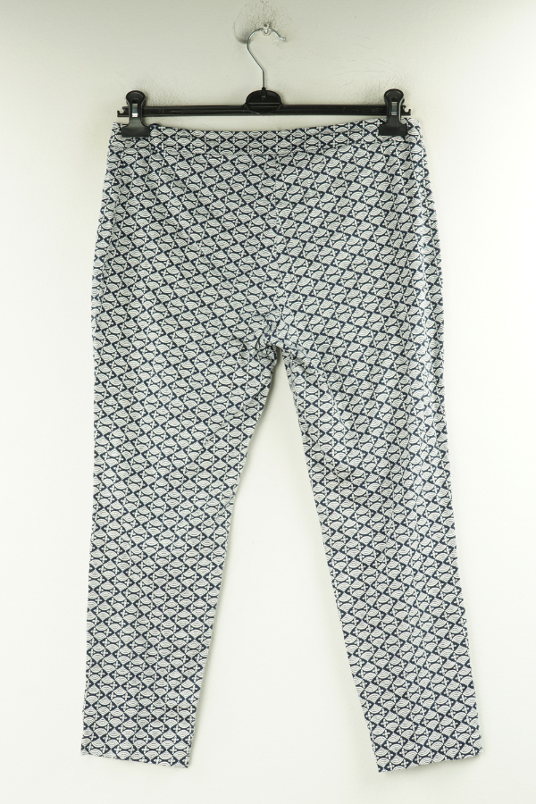Spodnie 7/8 granatowe w białe wzory - PRIMARK zdjęcie 2