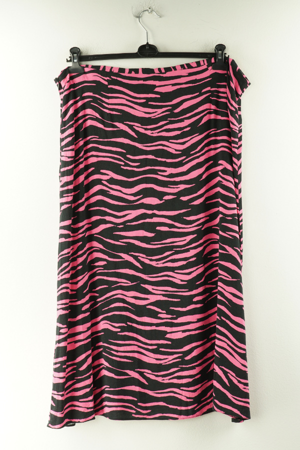 Spódnica czarno i różowa zebra, 100% wiskoza - NEW LOOK zdjęcie 2